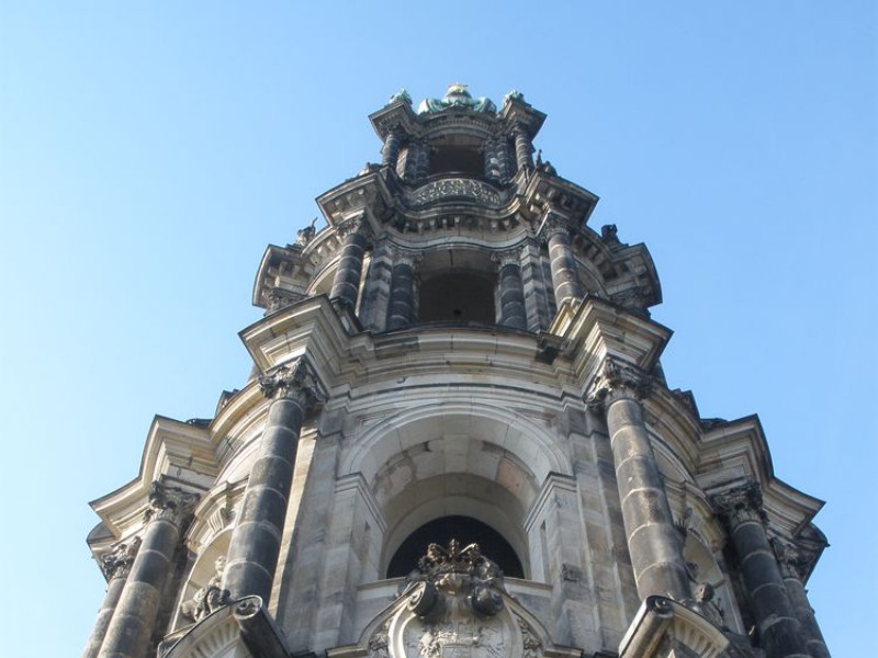 Detajl kostelní věže