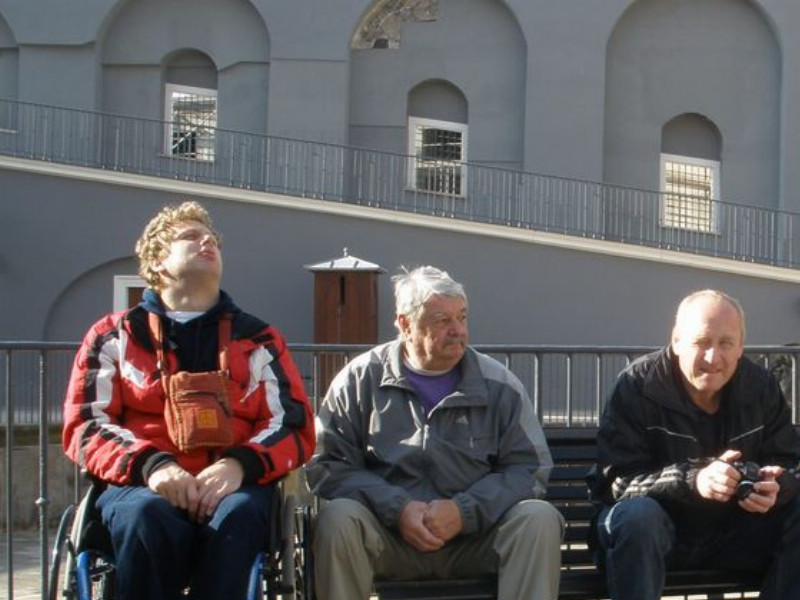 Relax před Muzeem dopravy