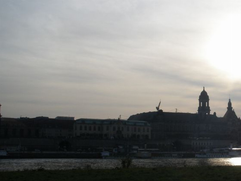 Drážďany v pozdním odpoledni