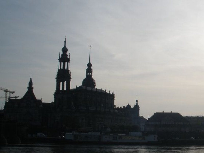 Drážďany v pozdním odpoledni
