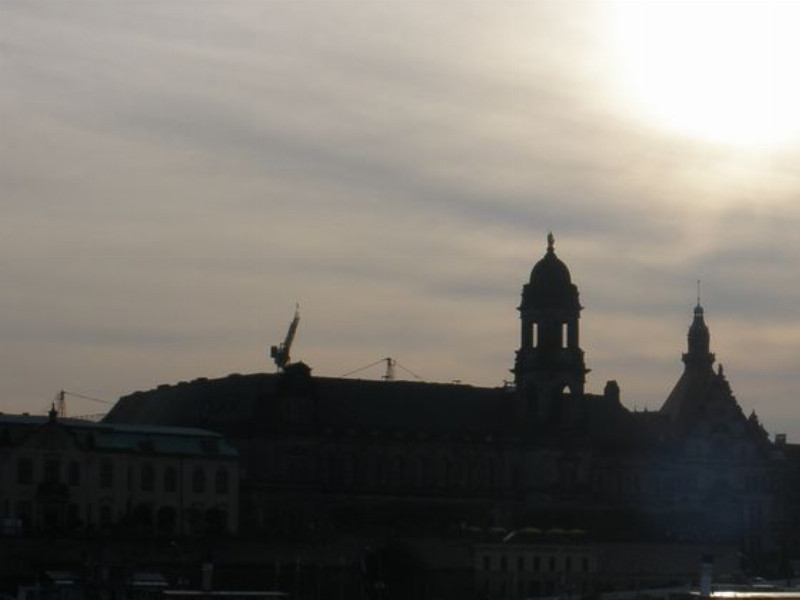 Drážďany v pozdním odpoledni